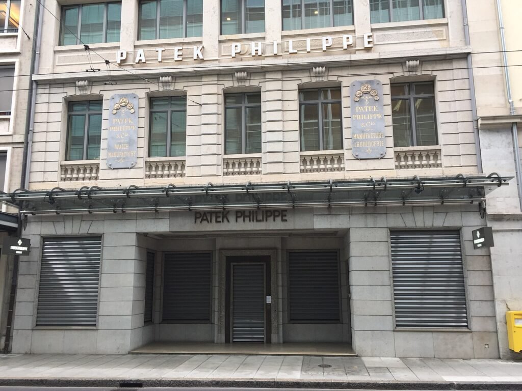 Patek Philippe on the Rue du Rhône in Geneva