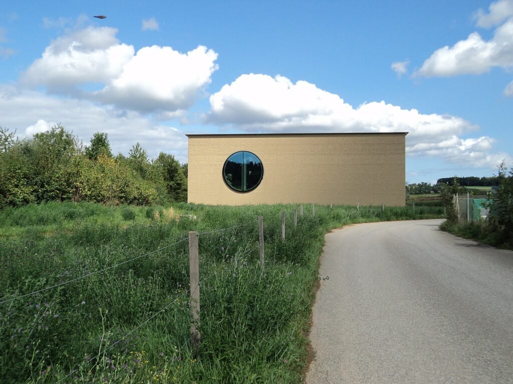 The Ricola Herb Center in Laufen, designed by Herzog & de Meuron